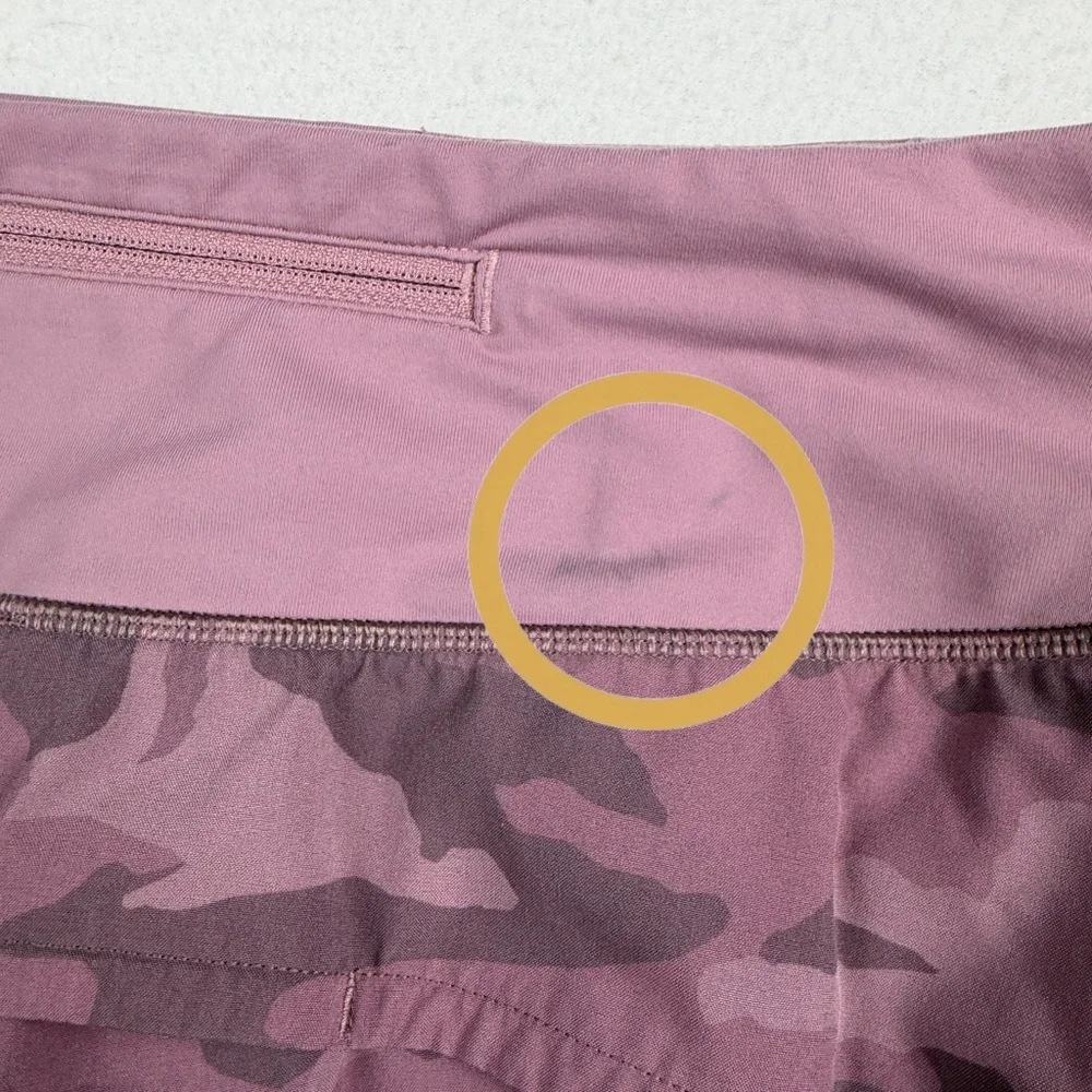lululemon athletica Pink Camo Performance Jean Shorts